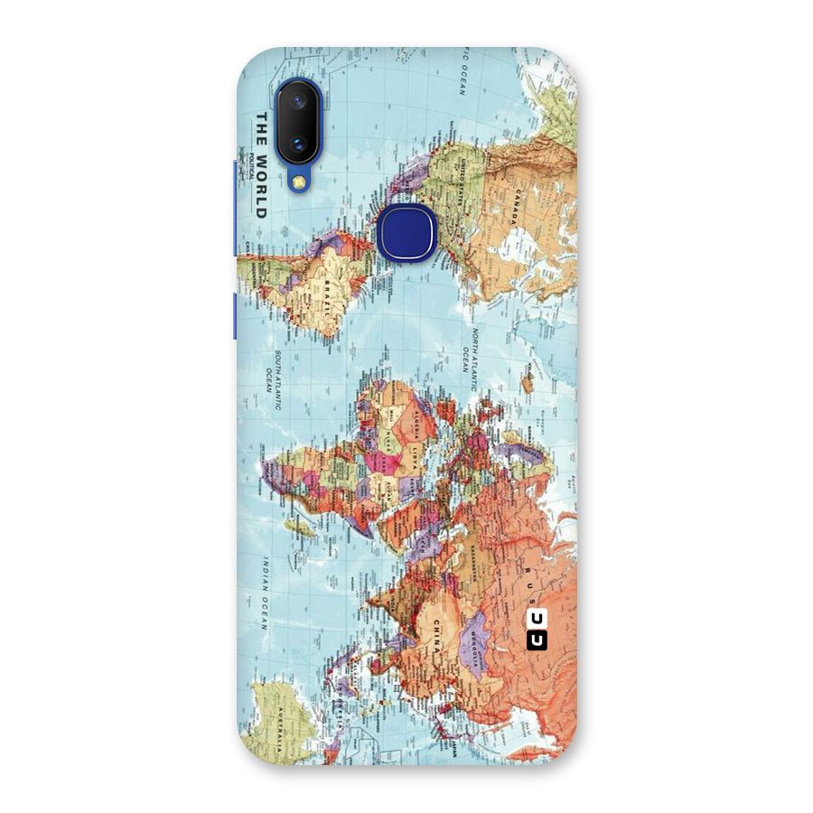 Lets Travel The World Back Case for Vivo V11