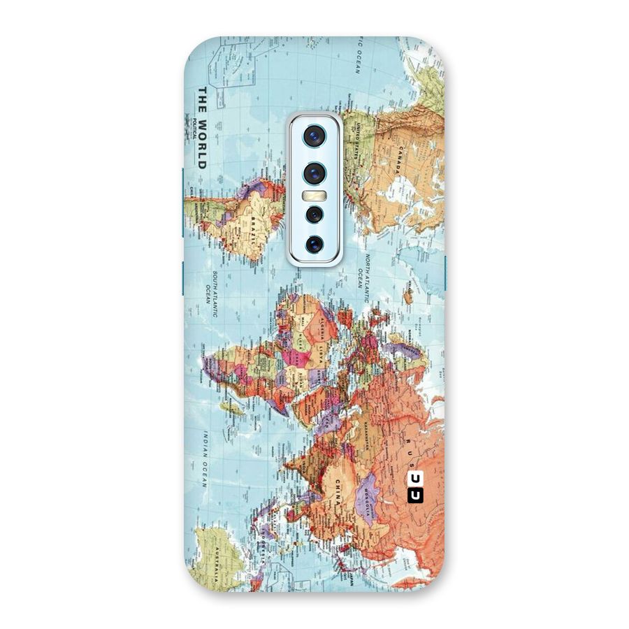 Lets Travel The World Back Case for Vivo V17 Pro
