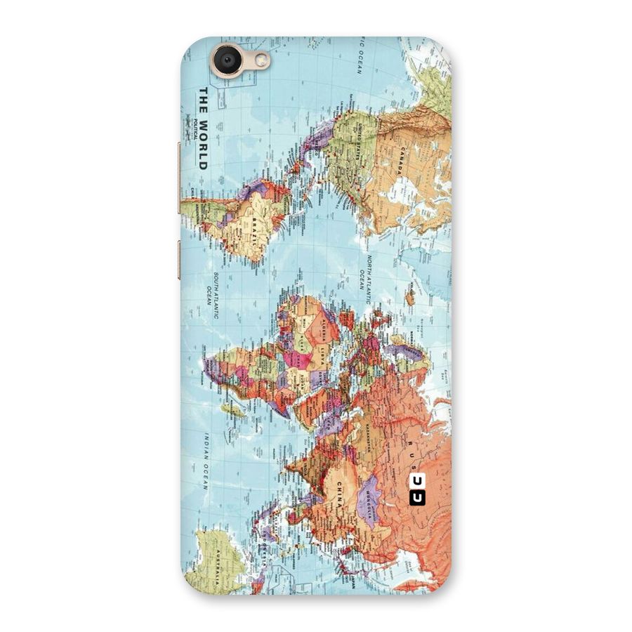 Lets Travel The World Back Case for Vivo V5