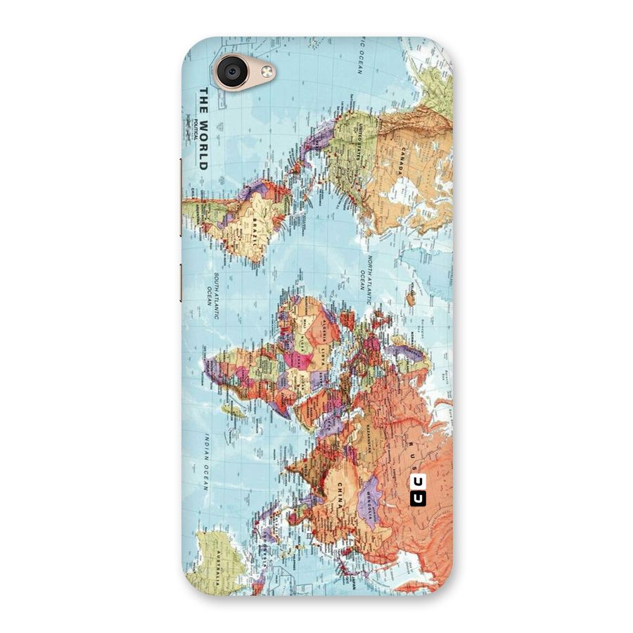 Lets Travel The World Back Case for Vivo V5 Plus