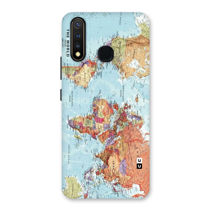 Lets Travel The World Back Case for Vivo Y19