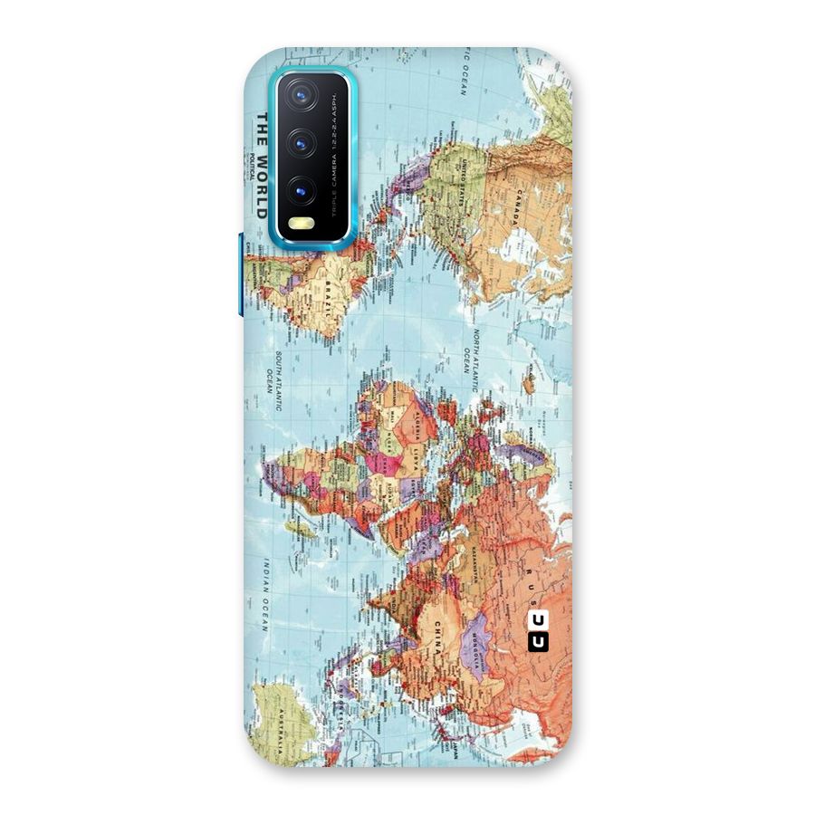 Lets Travel The World Back Case for Vivo Y20