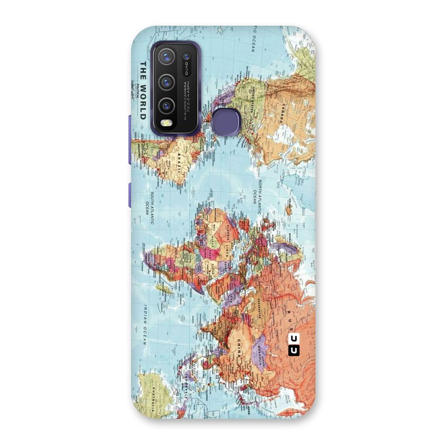 Lets Travel The World Back Case for Vivo Y50