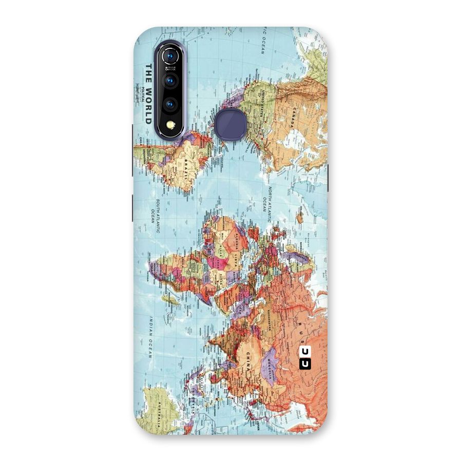 Lets Travel The World Back Case for Vivo Z1 Pro