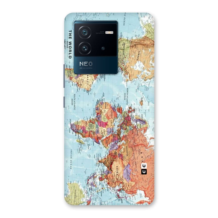 Lets Travel The World Back Case for Vivo iQOO Neo 6 5G