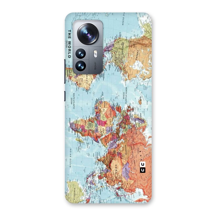 Lets Travel The World Back Case for Xiaomi 12 Pro