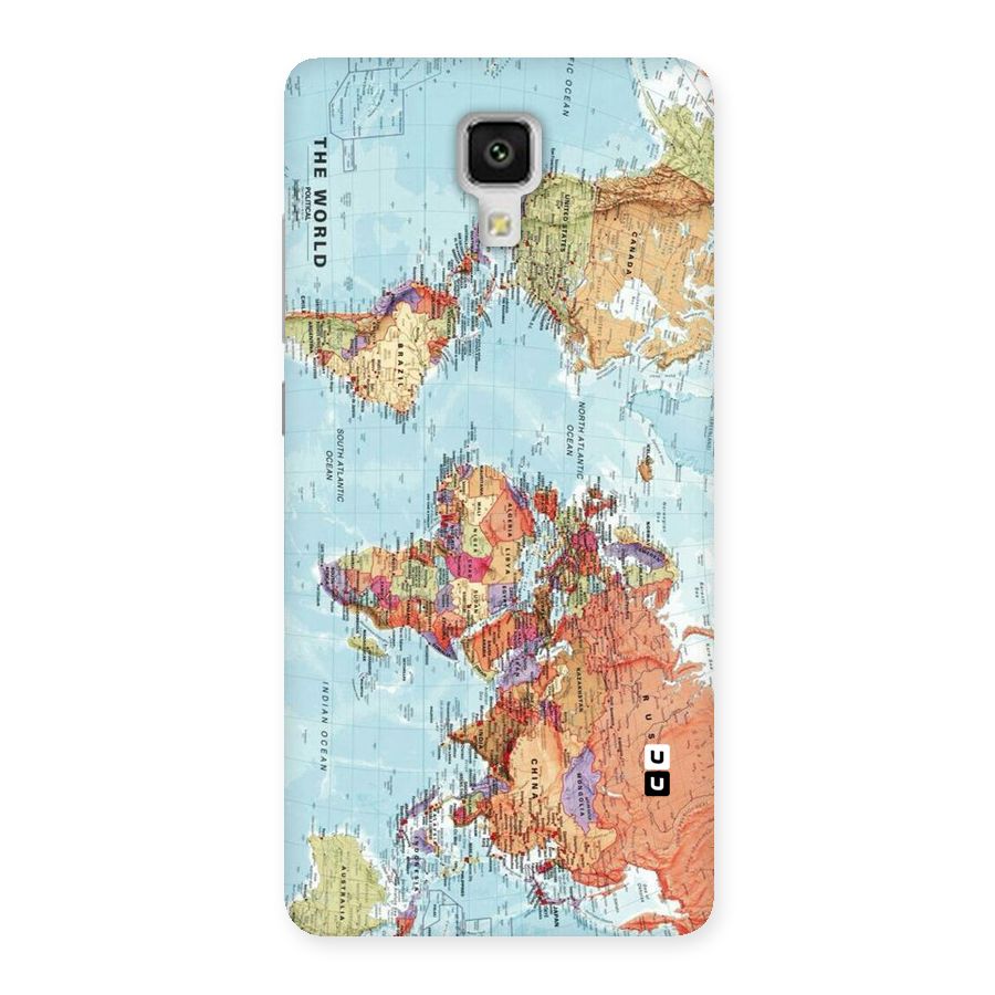 Lets Travel The World Back Case for Xiaomi Mi 4