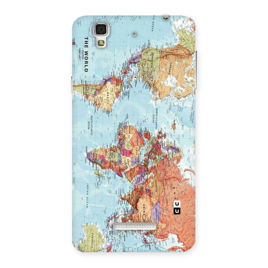 Lets Travel The World Back Case for YU Yureka Plus