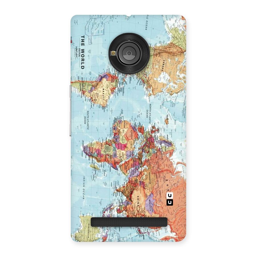 Lets Travel The World Back Case for Yu Yunique