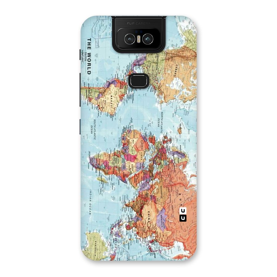 Lets Travel The World Back Case for Zenfone 6z