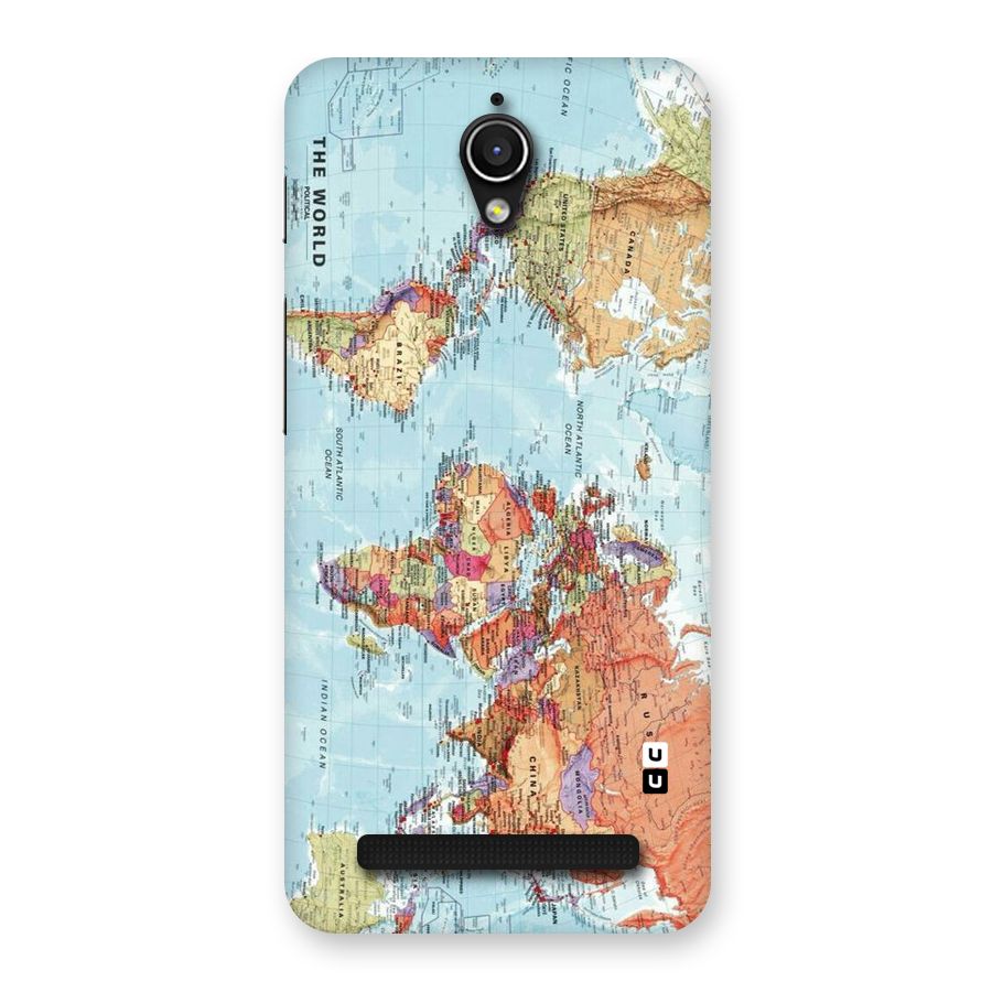 Lets Travel The World Back Case for Zenfone Go