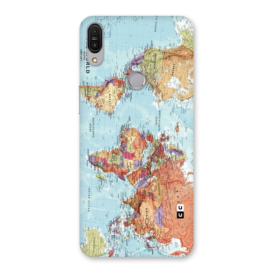Lets Travel The World Back Case for Zenfone Max Pro M1