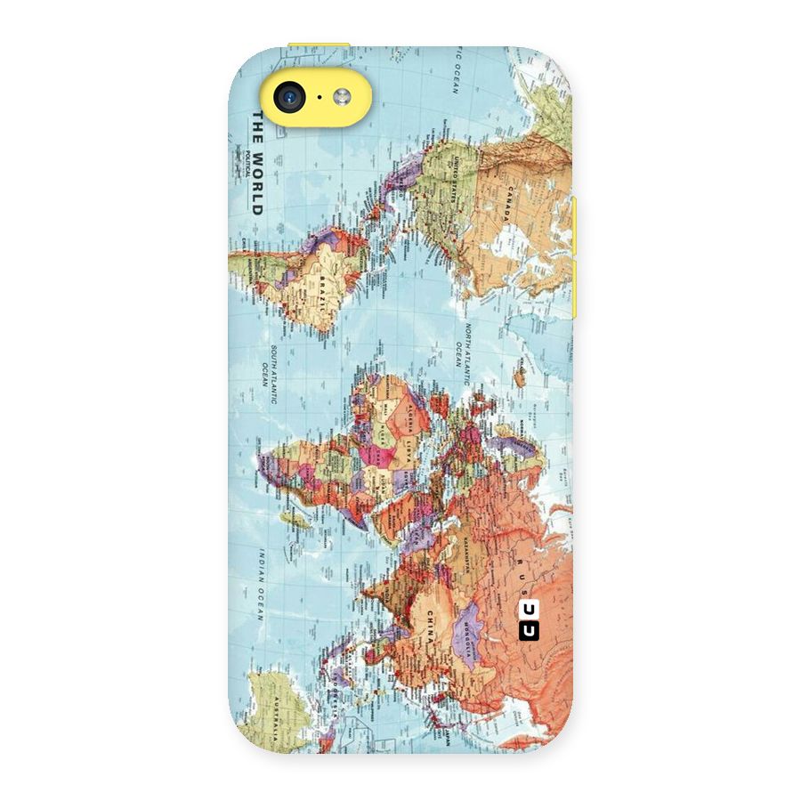 Lets Travel The World Back Case for iPhone 5C