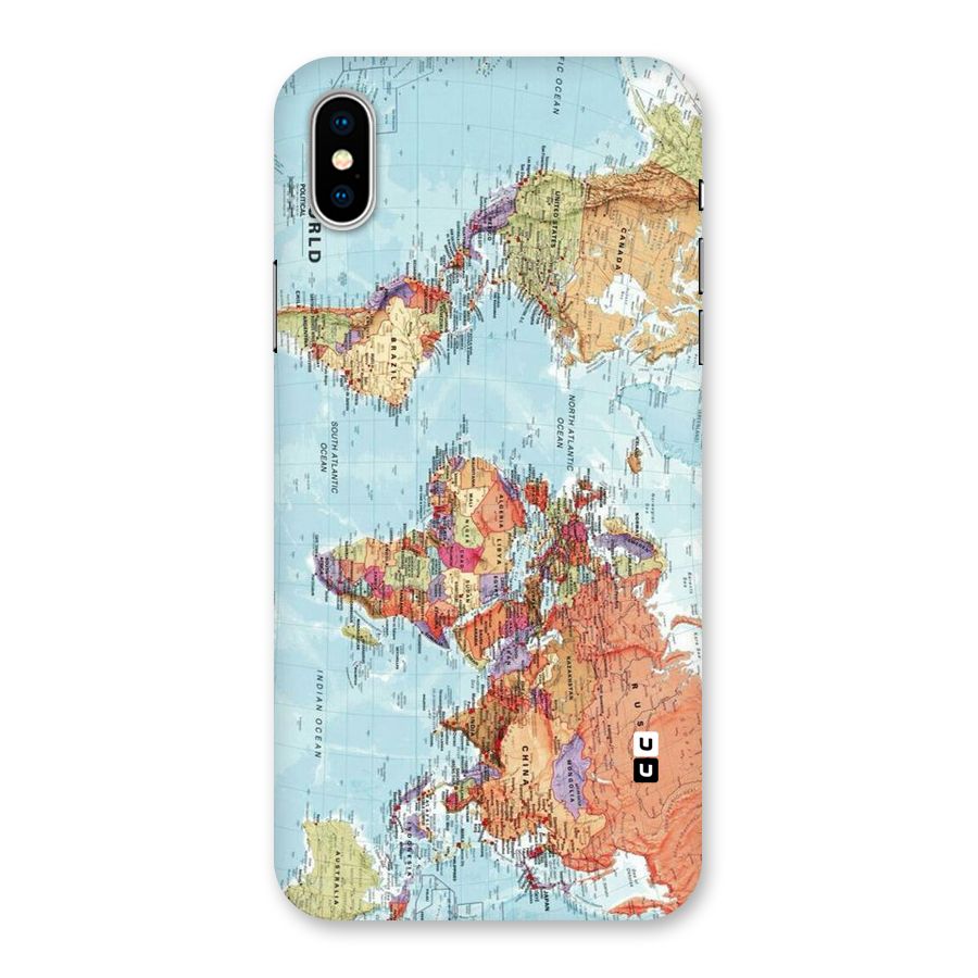 Lets Travel The World Back Case for iPhone XS