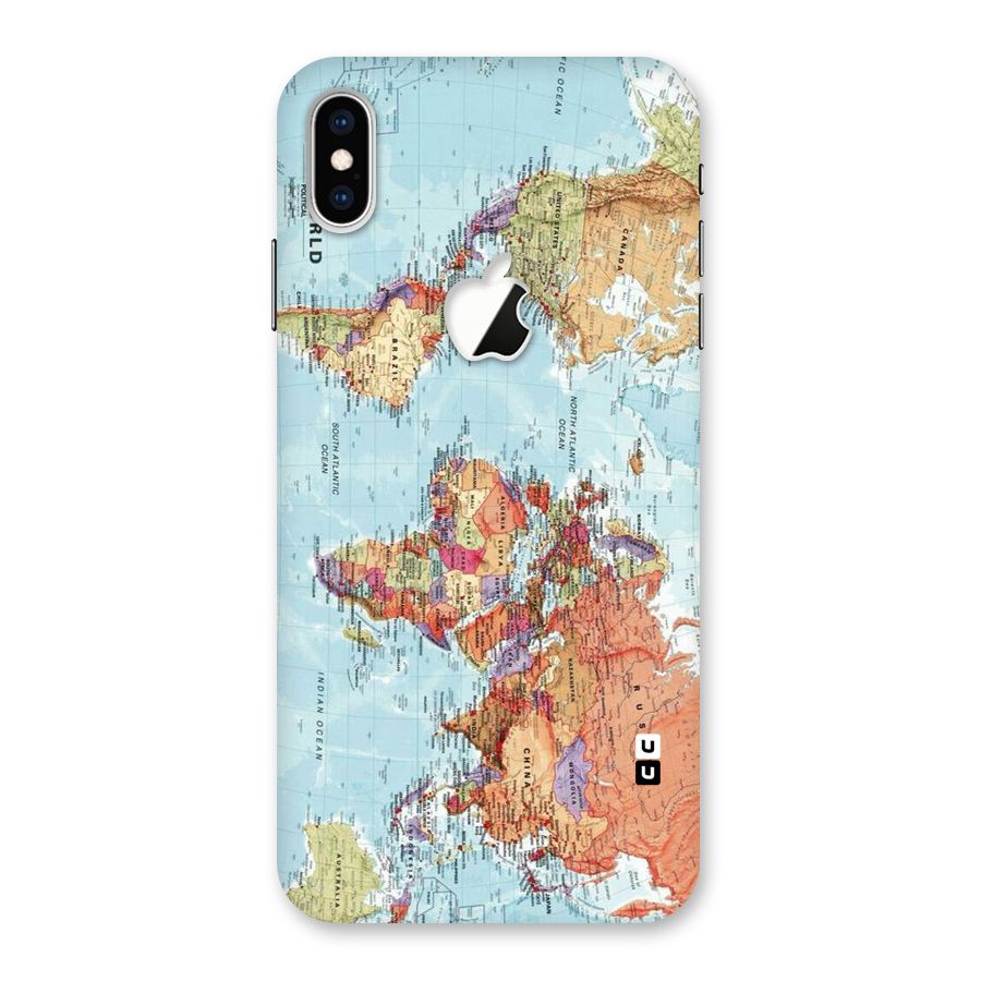 Lets Travel The World Back Case for iPhone XS Max Apple Cut
