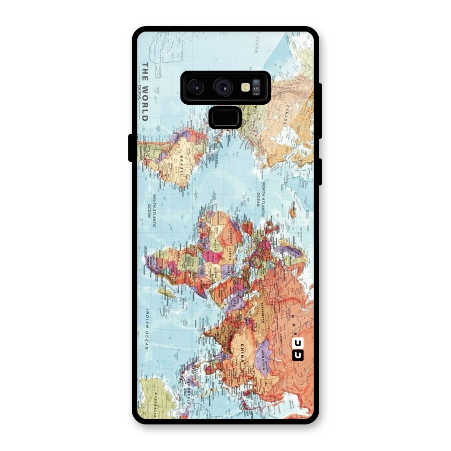 Lets Travel The World Glass Back Case for Galaxy Note 9