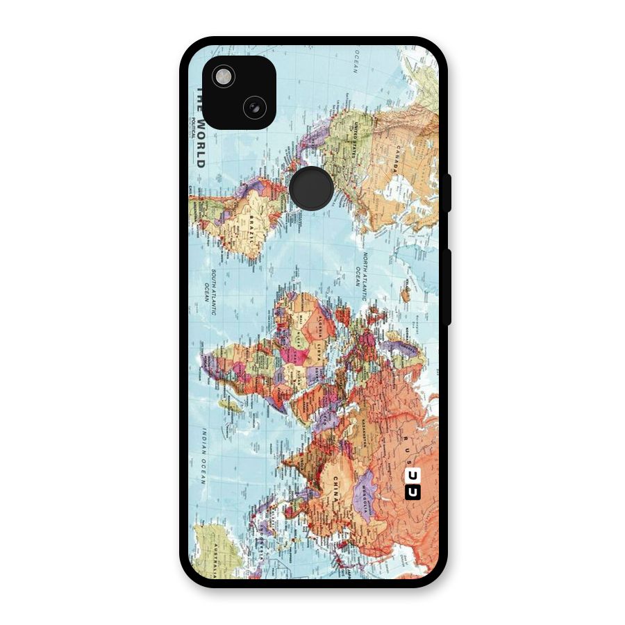 Lets Travel The World Glass Back Case for Google Pixel 4a