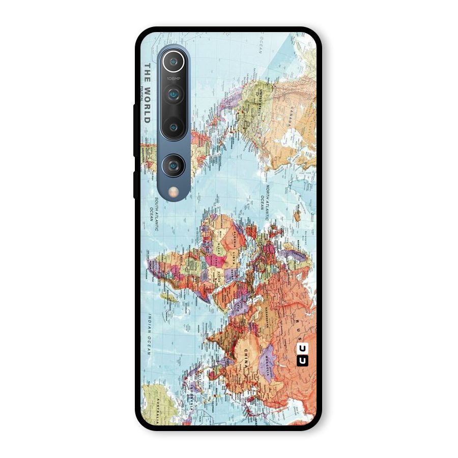 Lets Travel The World Glass Back Case for Mi 10
