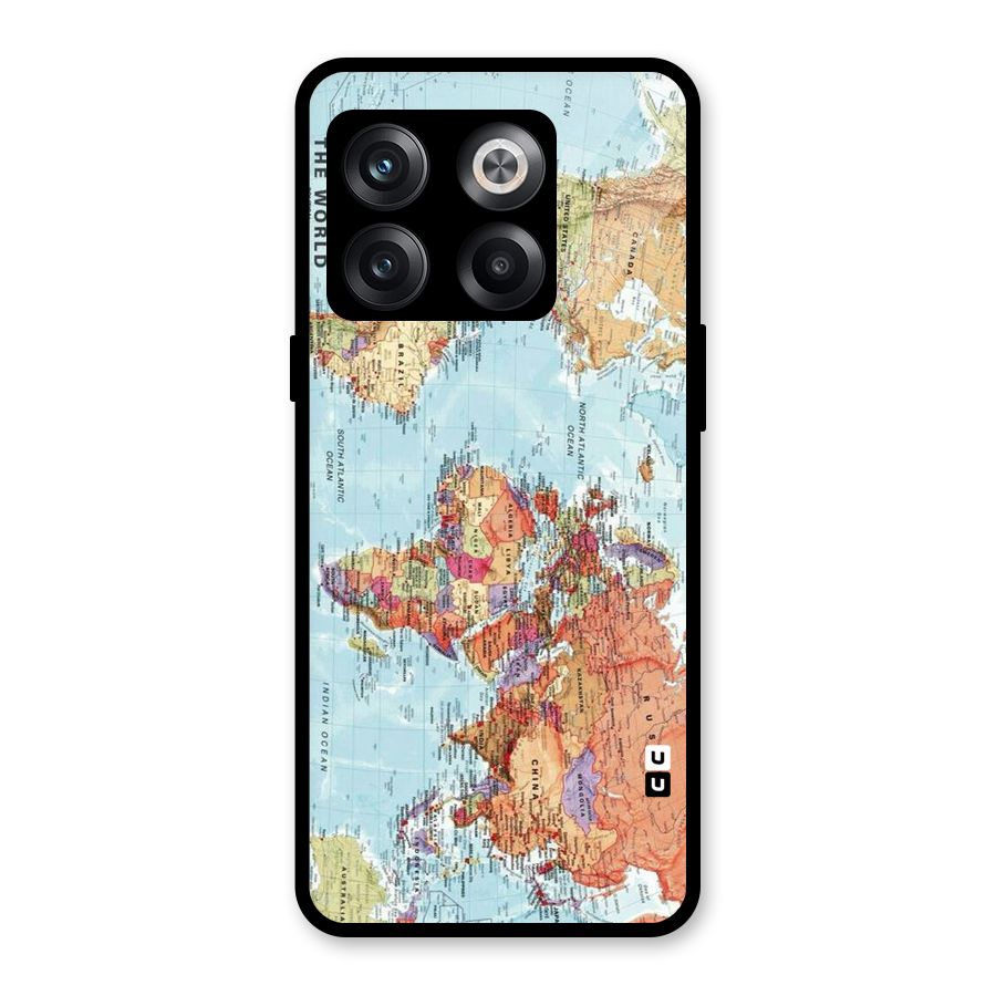 Lets Travel The World Glass Back Case for OnePlus 10T