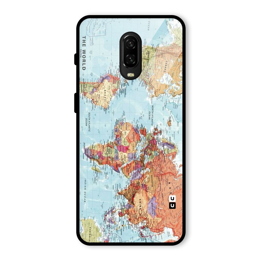 Lets Travel The World Glass Back Case for OnePlus 6T