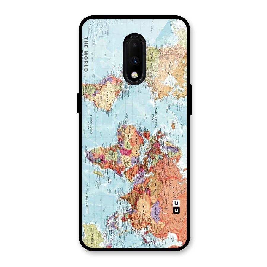 Lets Travel The World Glass Back Case for OnePlus 7