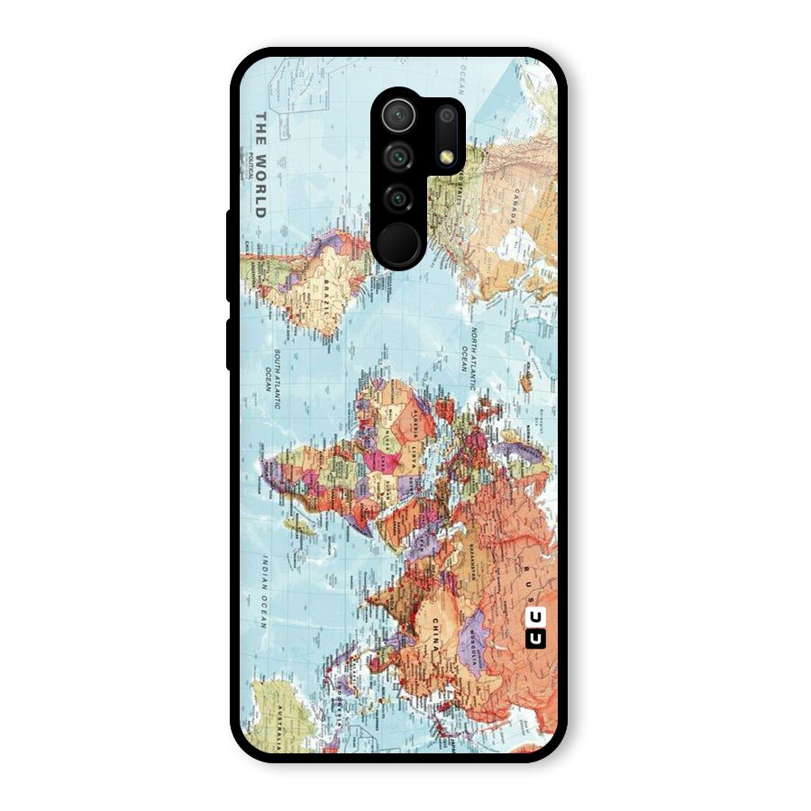 Lets Travel The World Glass Back Case for Poco M2