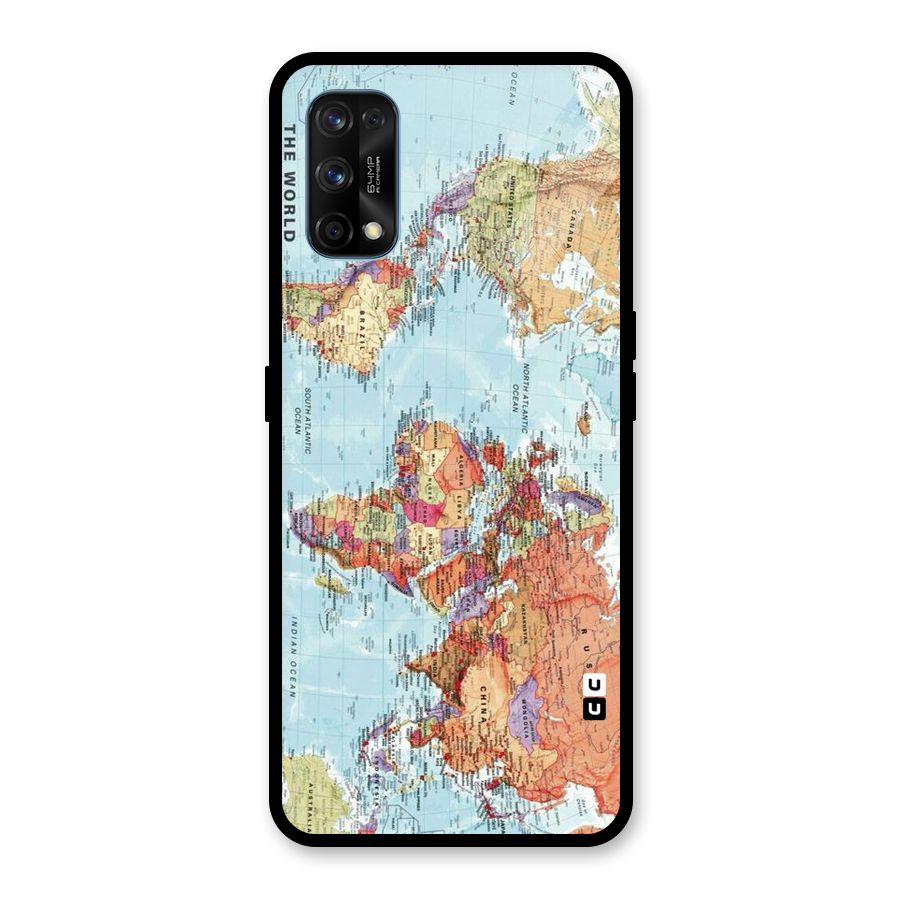 Lets Travel The World Glass Back Case for Realme 7 Pro