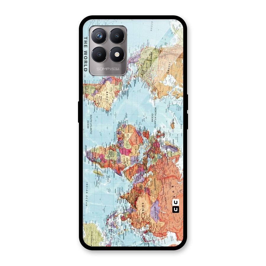 Lets Travel The World Glass Back Case for Realme Narzo 50
