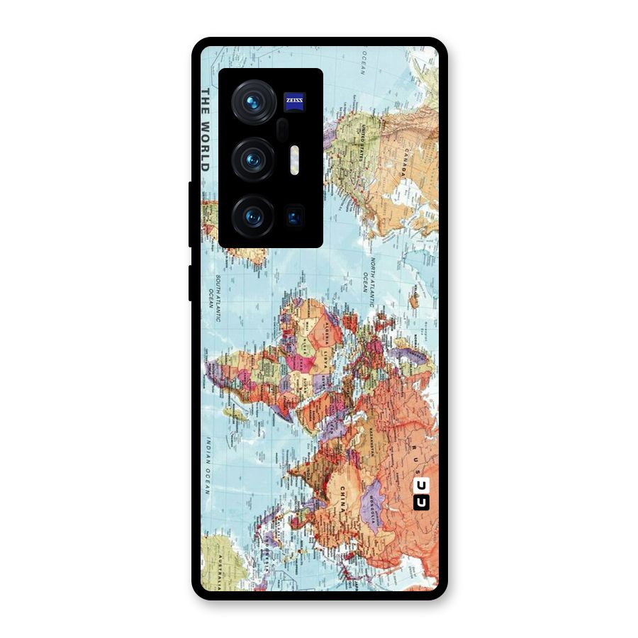 Lets Travel The World Glass Back Case for Vivo X70 Pro Plus