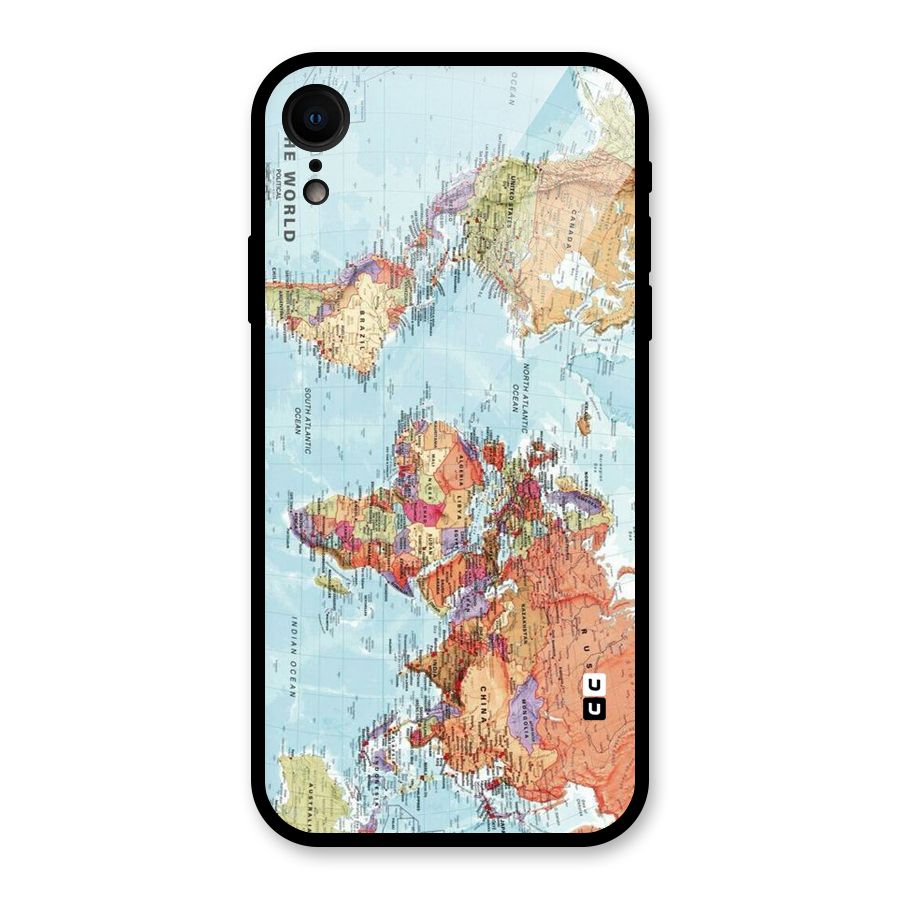Lets Travel The World Glass Back Case for XR