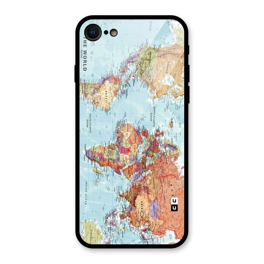 Lets Travel The World Glass Back Case for iPhone SE 2022