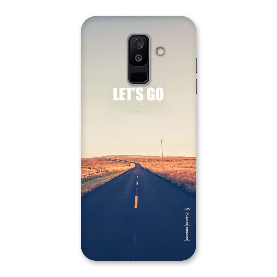 Lets Wander Back Case for Galaxy A6 Plus