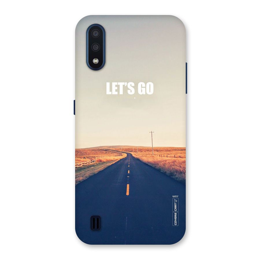 Lets Wander Back Case for Galaxy M01