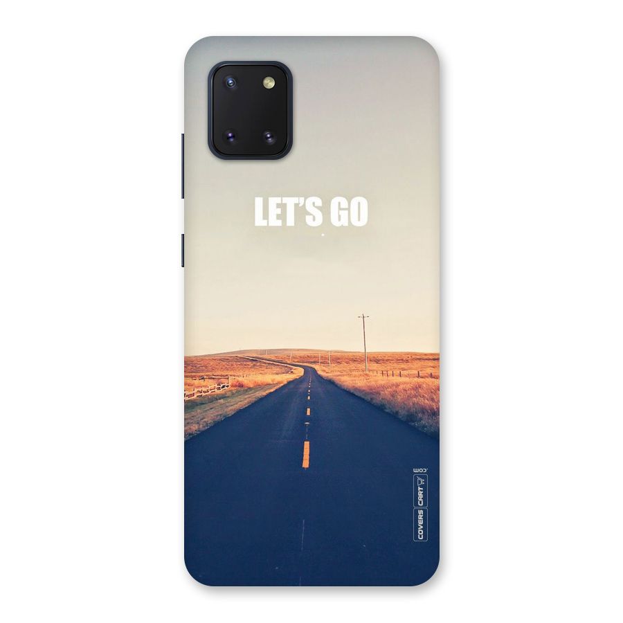 Lets Wander Back Case for Galaxy Note 10 Lite