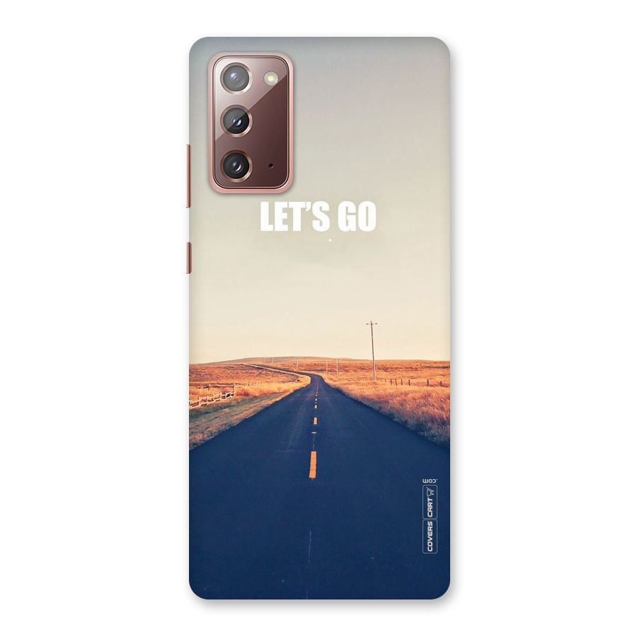 Lets Wander Back Case for Galaxy Note 20