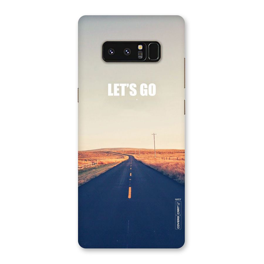 Lets Wander Back Case for Galaxy Note 8