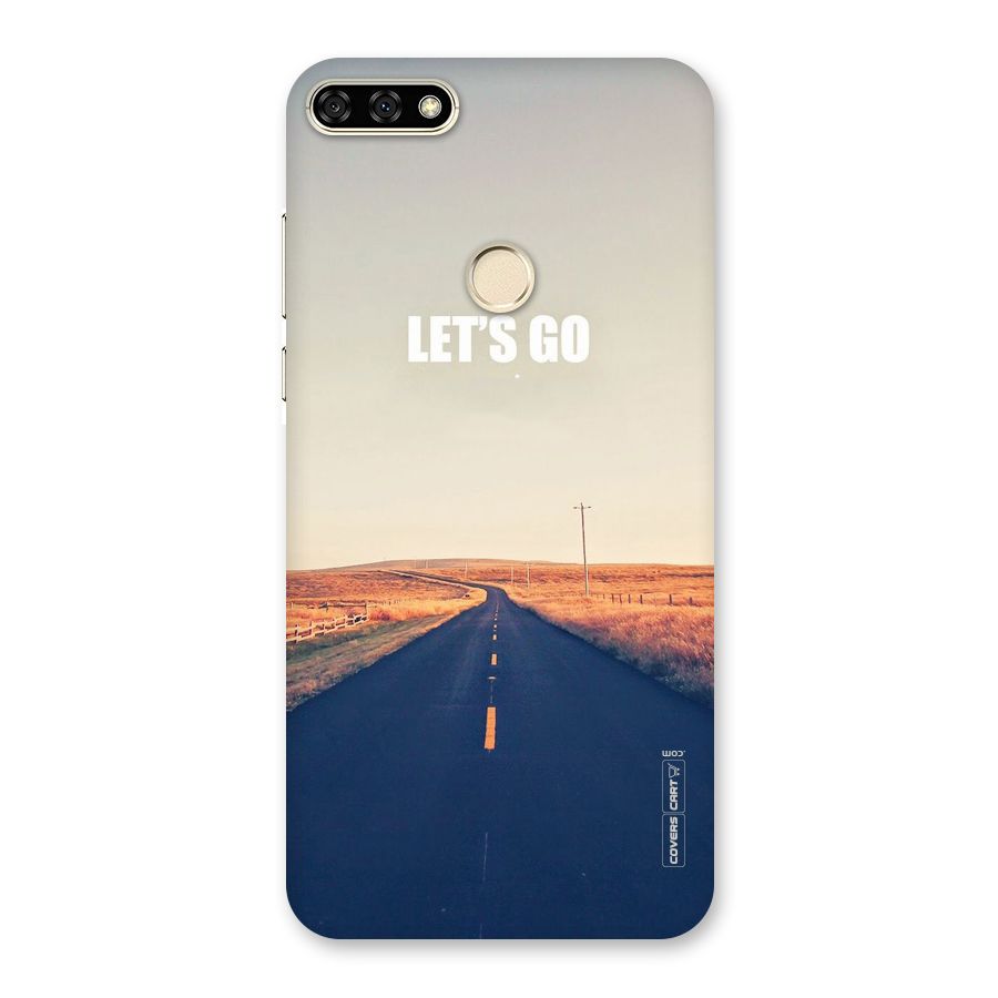 Lets Wander Back Case for Honor 7A