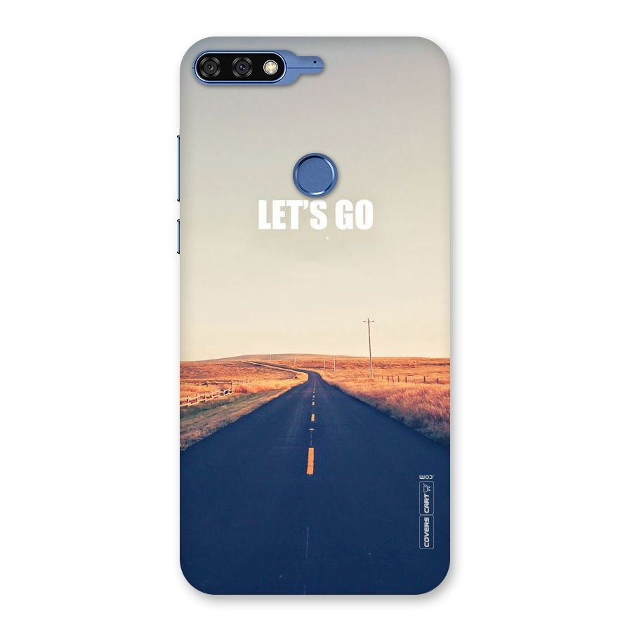 Lets Wander Back Case for Honor 7C