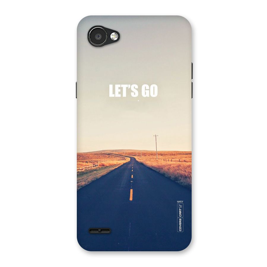 Lets Wander Back Case for LG Q6