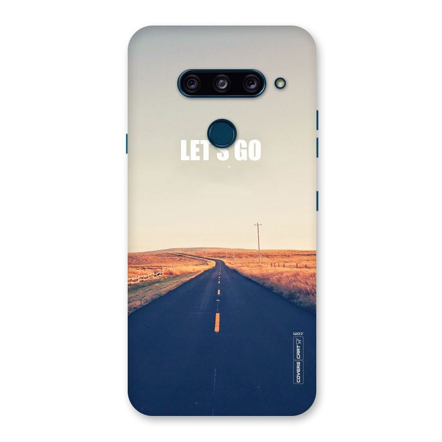 Lets Wander Back Case for LG  V40 ThinQ