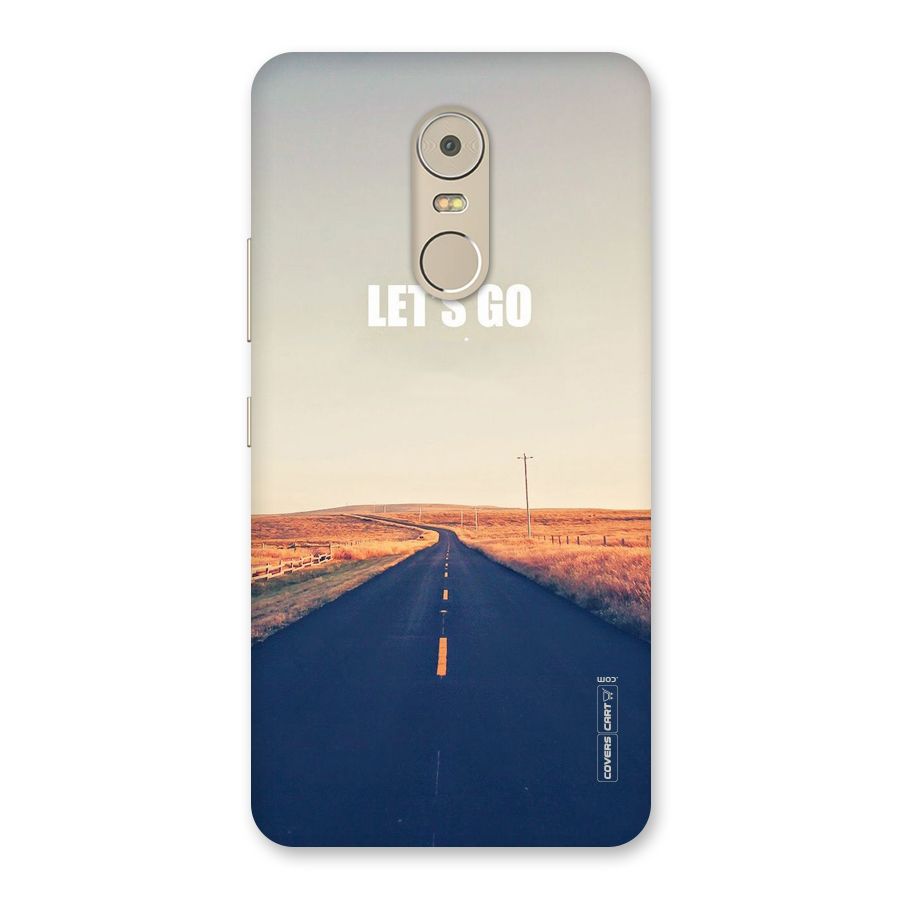 Lets Wander Back Case for Lenovo K6 Note