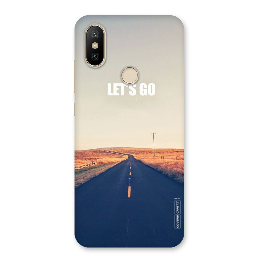 Lets Wander Back Case for Mi A2