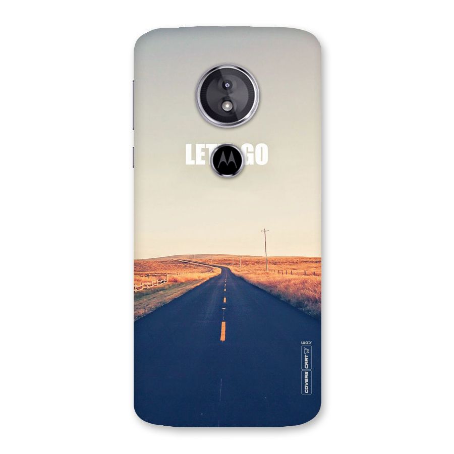 Lets Wander Back Case for Moto E5