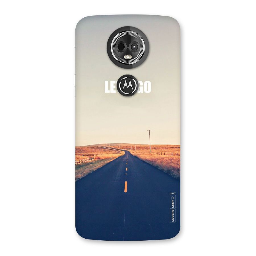 Lets Wander Back Case for Moto E5 Plus