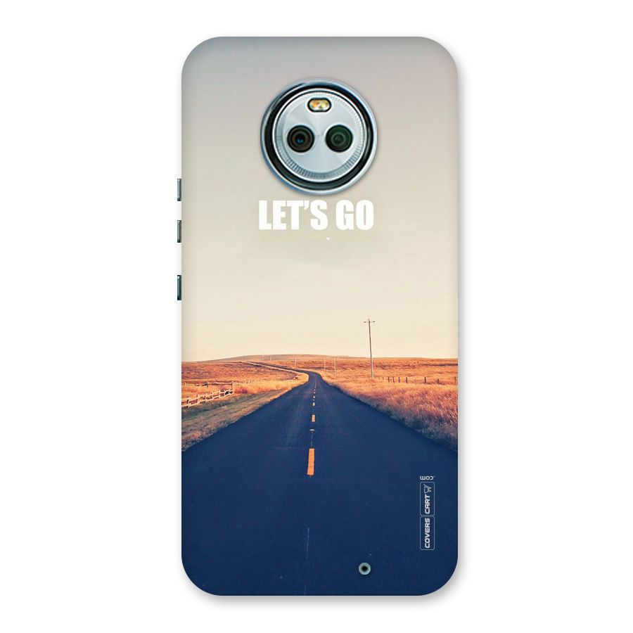 Lets Wander Back Case for Moto X4