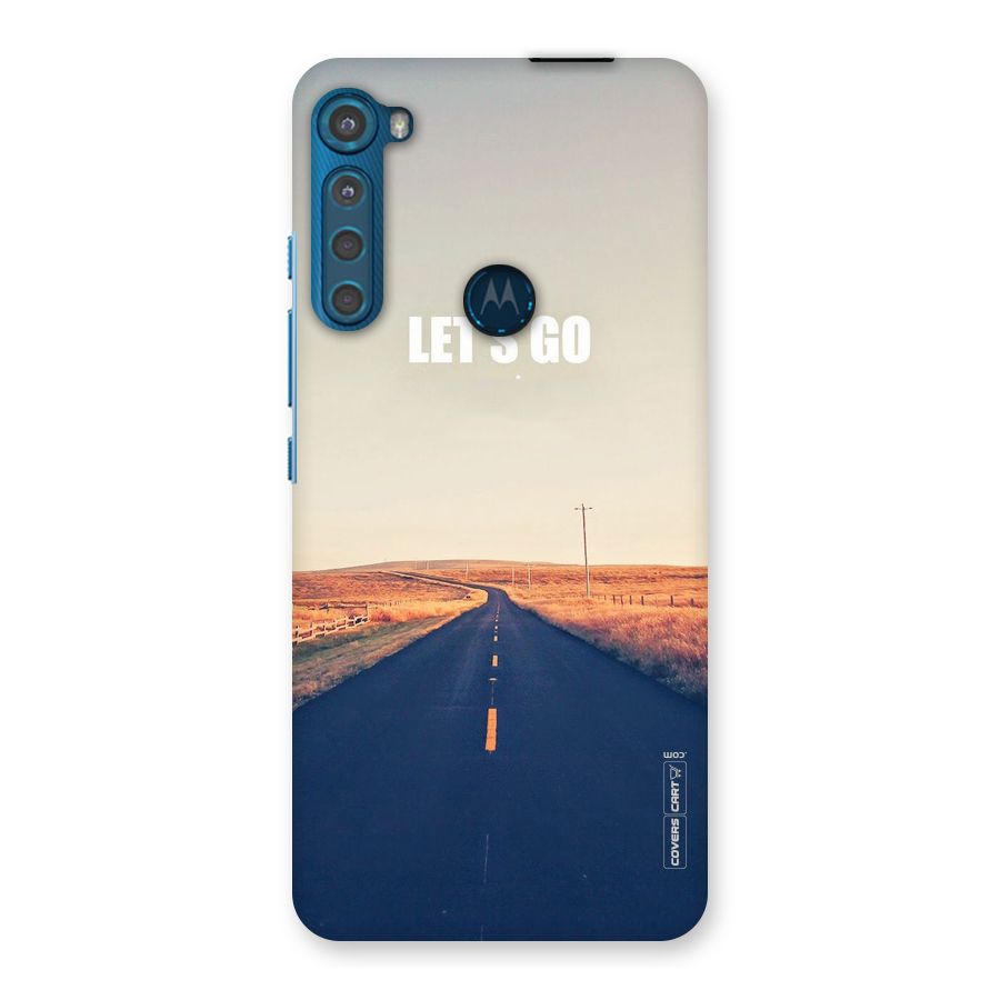 Lets Wander Back Case for Motorola One Fusion Plus