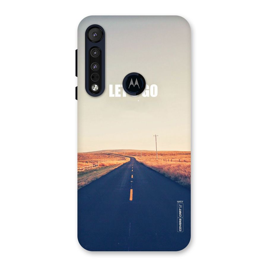 Lets Wander Back Case for Motorola One Macro