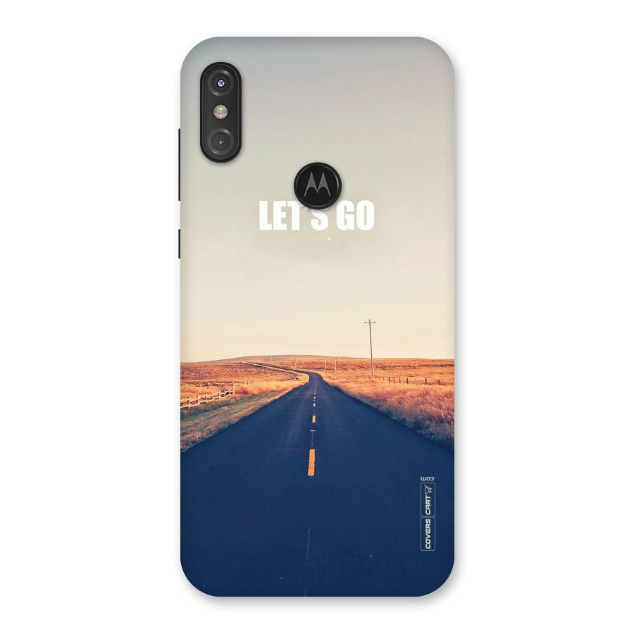 Lets Wander Back Case for Motorola One Power