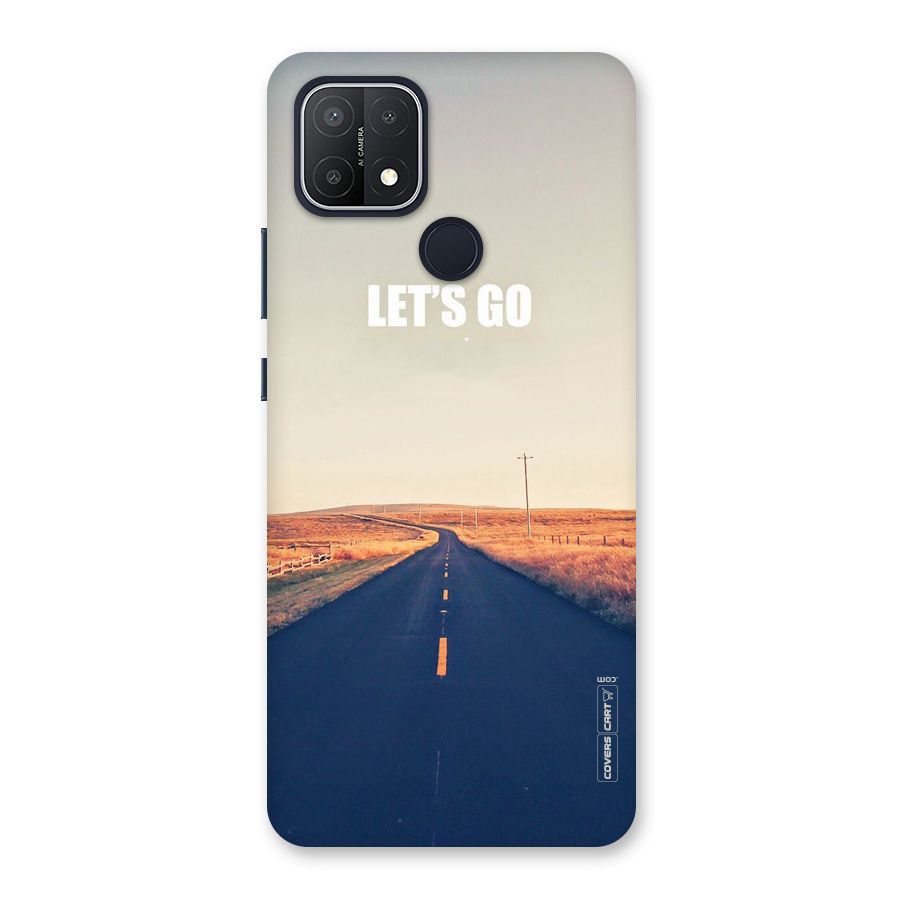 Lets Wander Back Case for Oppo A15s