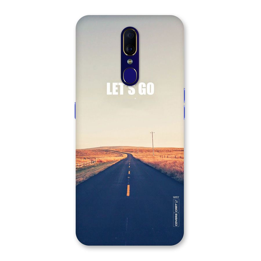 Lets Wander Back Case for Oppo F11